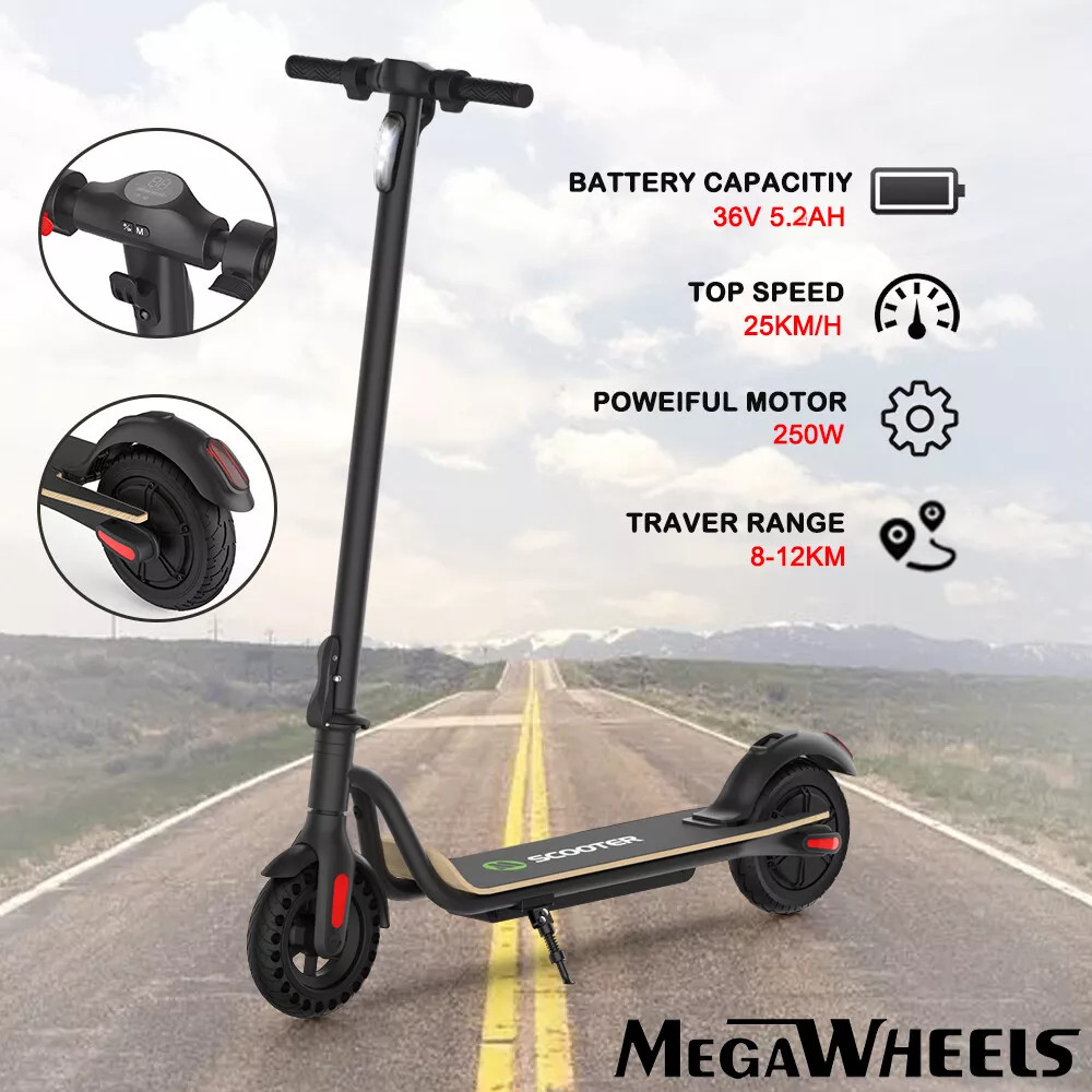 5.2AH Battery Electric Scooter for Adults Long Range Battery Commuter E-Scooter