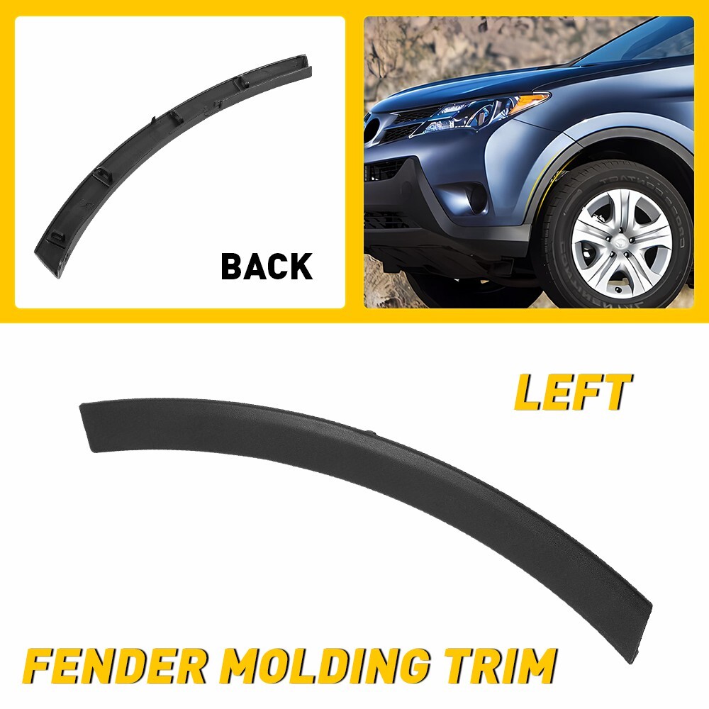 LH Front Fender Flare Molding Trim Left Diver Side Toyota For RAV4 2013-2015 US