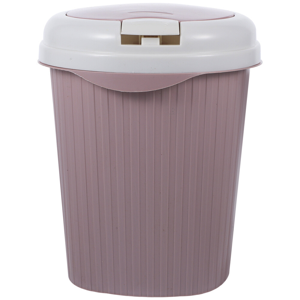 Kitchen Trash Can Trash Can Lid Office Trash Can Plastic Garbage Bin
