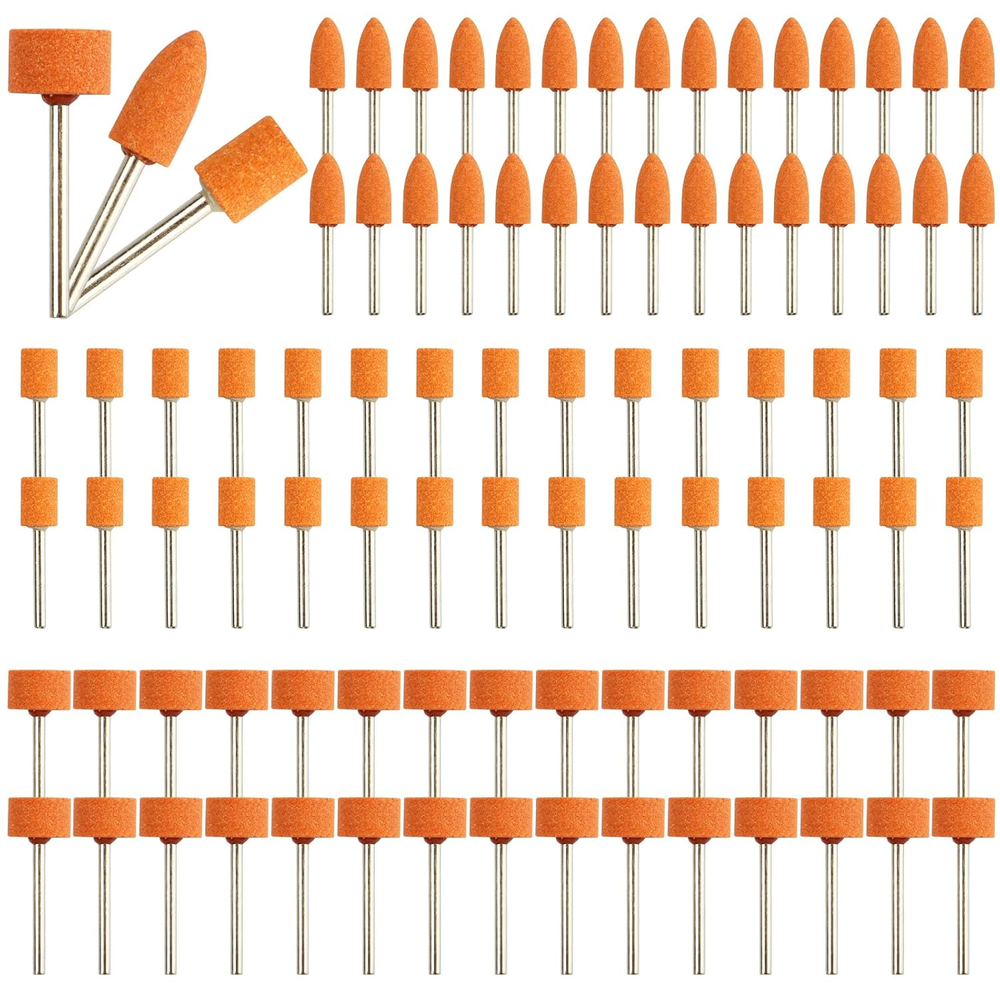 ZORUNNA 90Pcs Dremel Rotary Tool Sanding Bits Set with Tough Grinding Stones