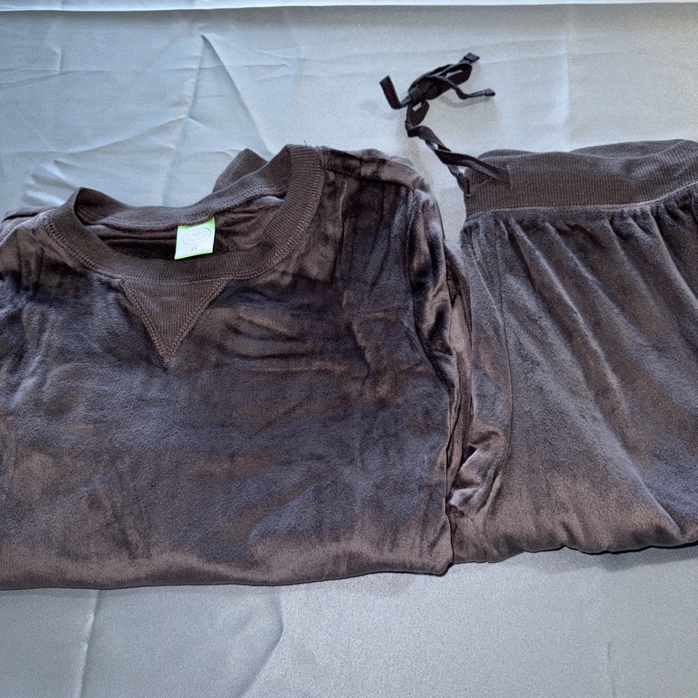 Honeydew Women's 2 Piece Super Soft Fleece Lounge PJ Set, Gray, XS, E25