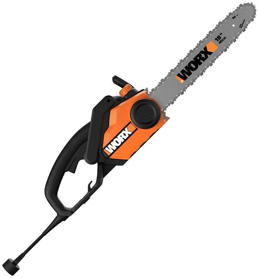 18-Inch 15 Amp Electric Chainsaw by WORX WG304.2 Powerful Cutting Tool