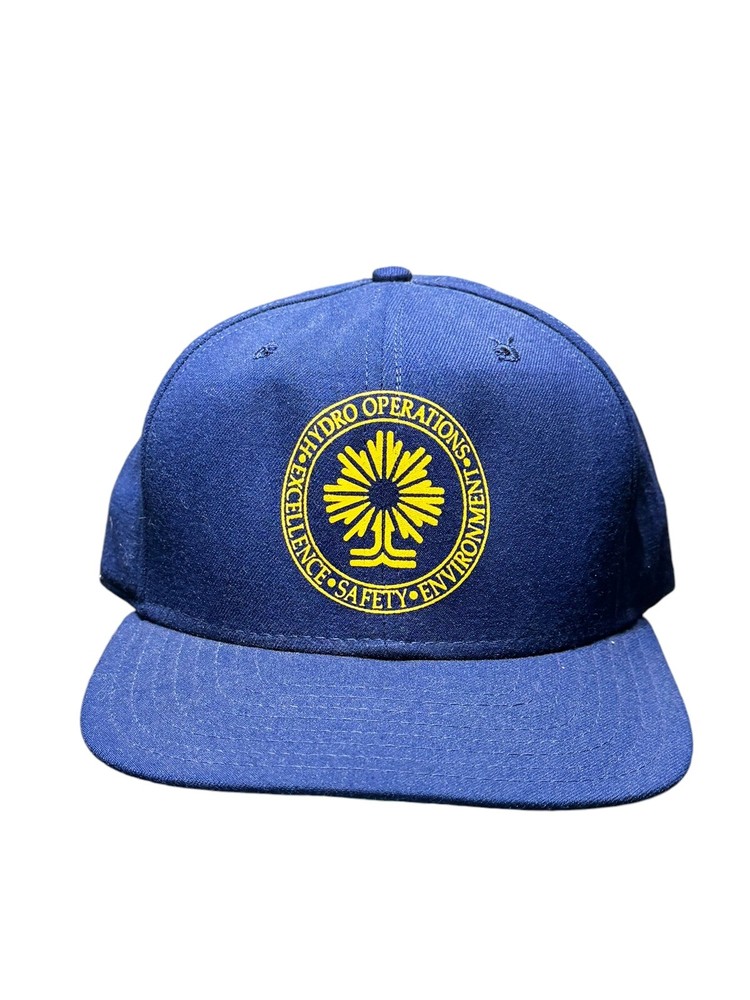 Vintage Hydro Operations Safety Trucker Hat Made in USA Medium-Large