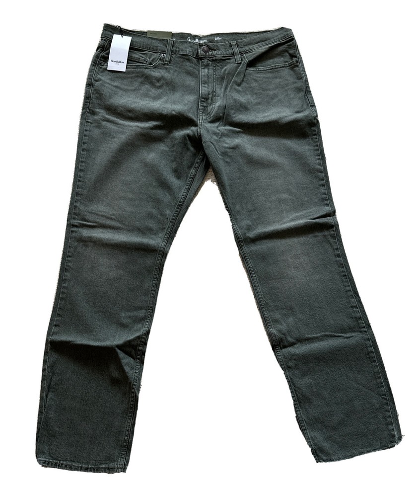 Goodfellow & Co Mens Slim Olive Green Flex Jeans 38x30 NWT