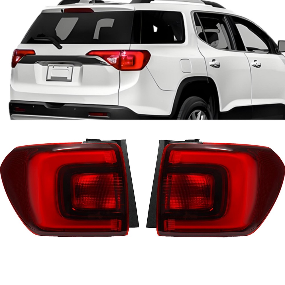 LED Tail Light For 2017 2018 2019 GMC Acadia Rear Outer Brake Lamp Left+Right