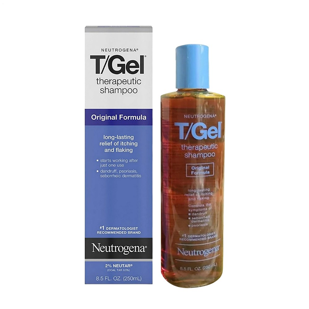 Neutrogena T-Gel Therapeutic Shampoo for Instant Dandruff Relief 8.5 Fl Oz New Sealed