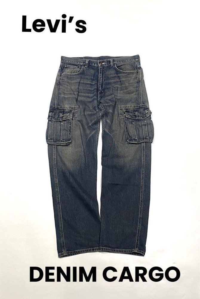 00 S Levis Denim Cargo Pants Vintage Fabricate