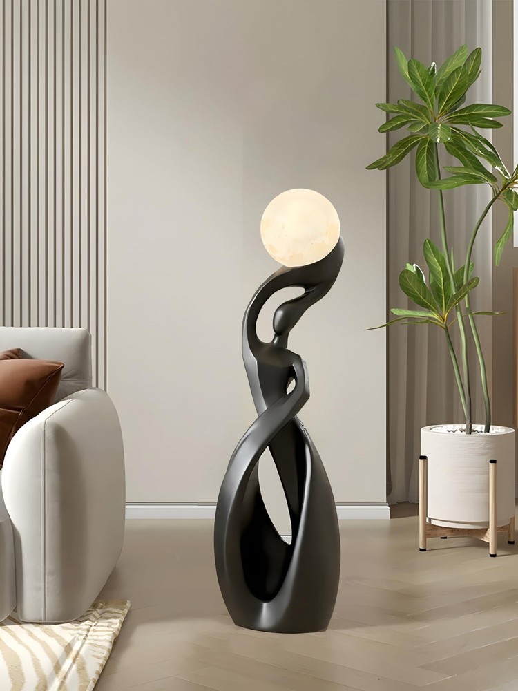Modern Minimalist Floor Lamp, Black for Living Room, Nordic Bedside Home Deco...