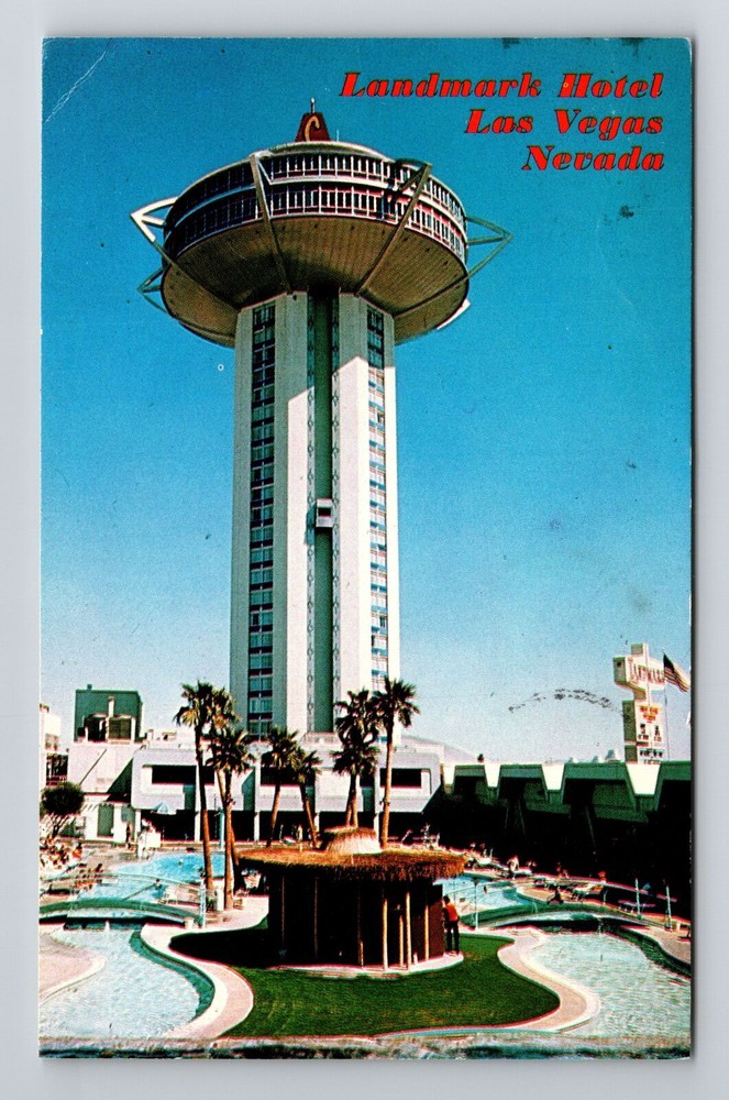 Las Vegas NV-Nevada, Landmark Hotel, Advert, Vintage Postcard