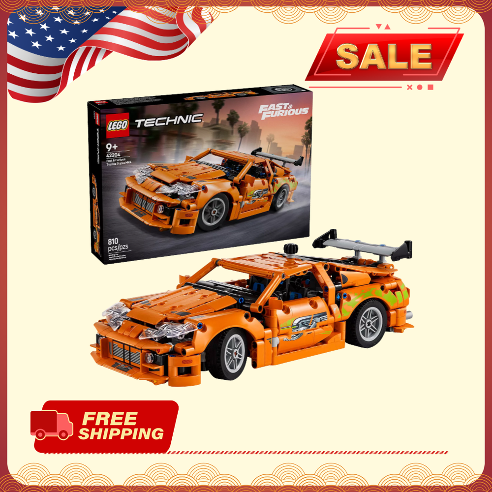 [FASH SALE] LEGO Technic Fast & Furious Toyota Supra MK4 42204 Figures Set-image