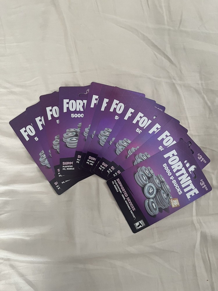 Fortnite V-Bucks Gift Card (redeem at Fortnite.com vbuckscard) Epic Games