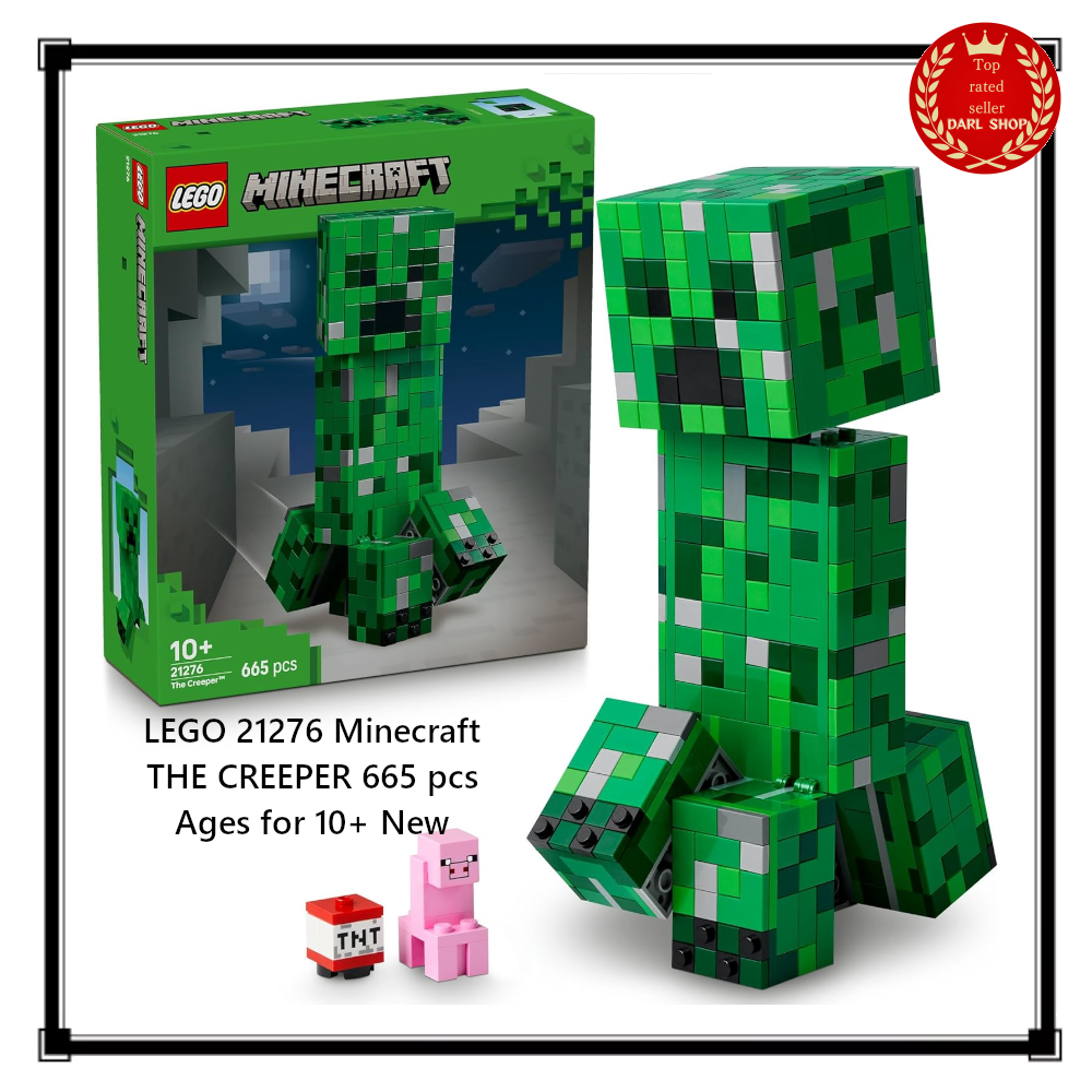 LEGO 21276 Minecraft THE CREEPER 665 pcs Ages for 10+ New in Box from Japan