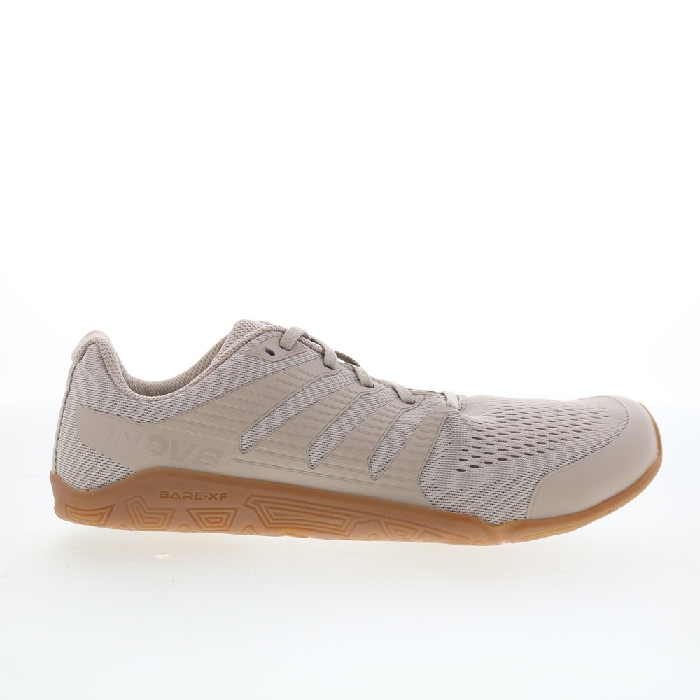 Inov-8 Bare-XF 001155-GYGU Womens Gray Wide Athletic Cross Training Shoes