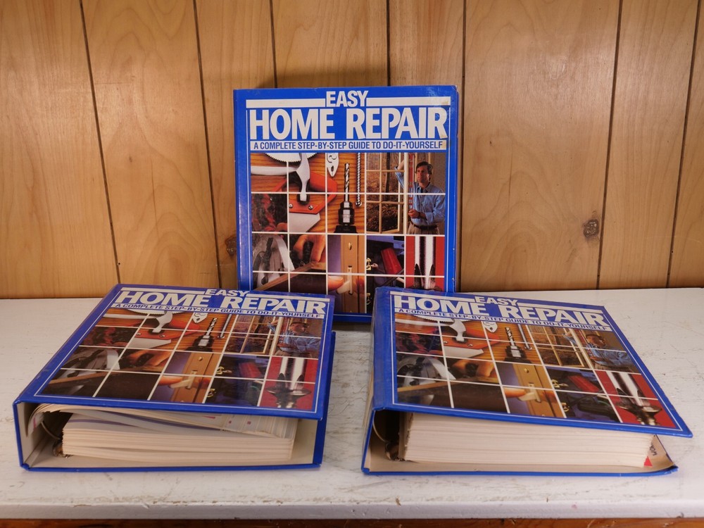 LOT OF 3 Easy Home Repair Step-By-Step Guide to Do-It-Yourself BOOKS FIRST 3