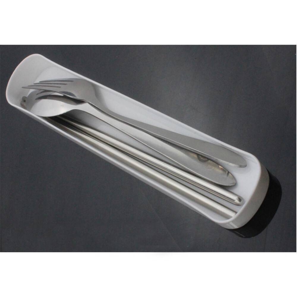 3 Pcs Tableware Carrying Case for Flatware Travel Spoon Fork Chopsticks