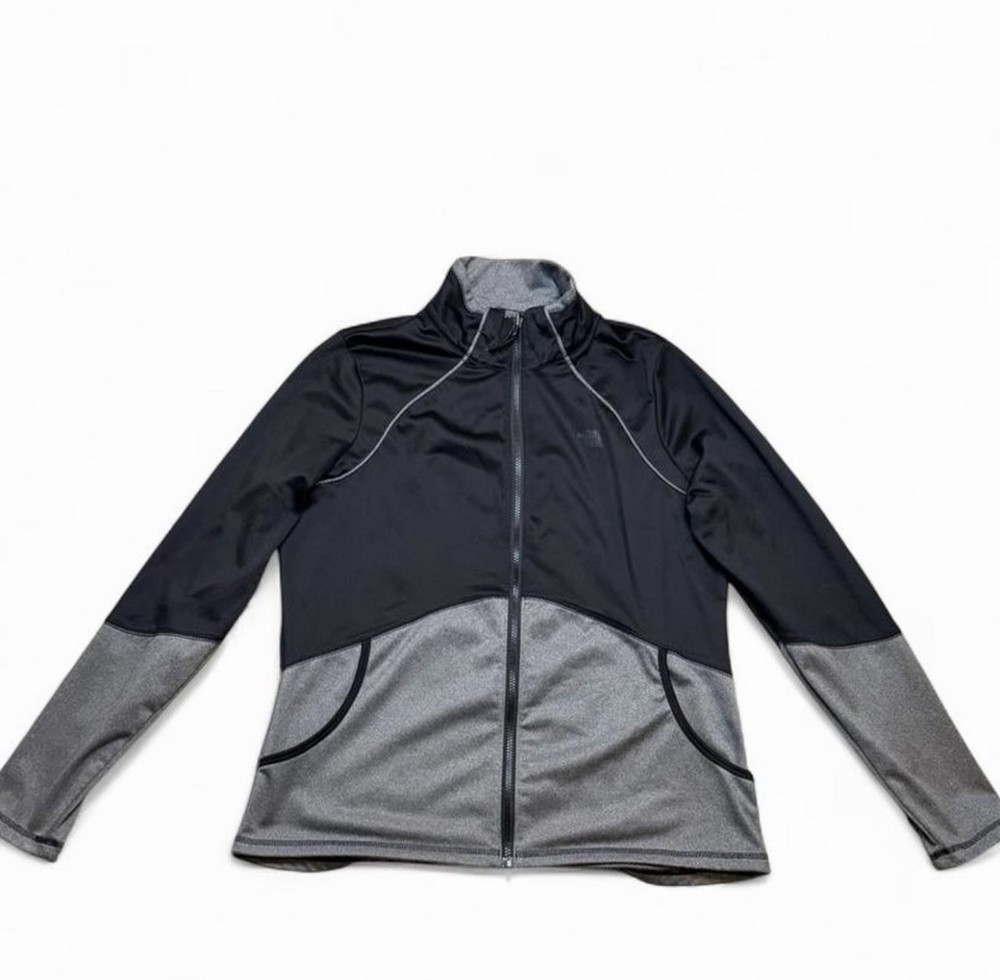 The North Face Women’s Cinder 100 Fleece Jacket Full Zip Black Gray S