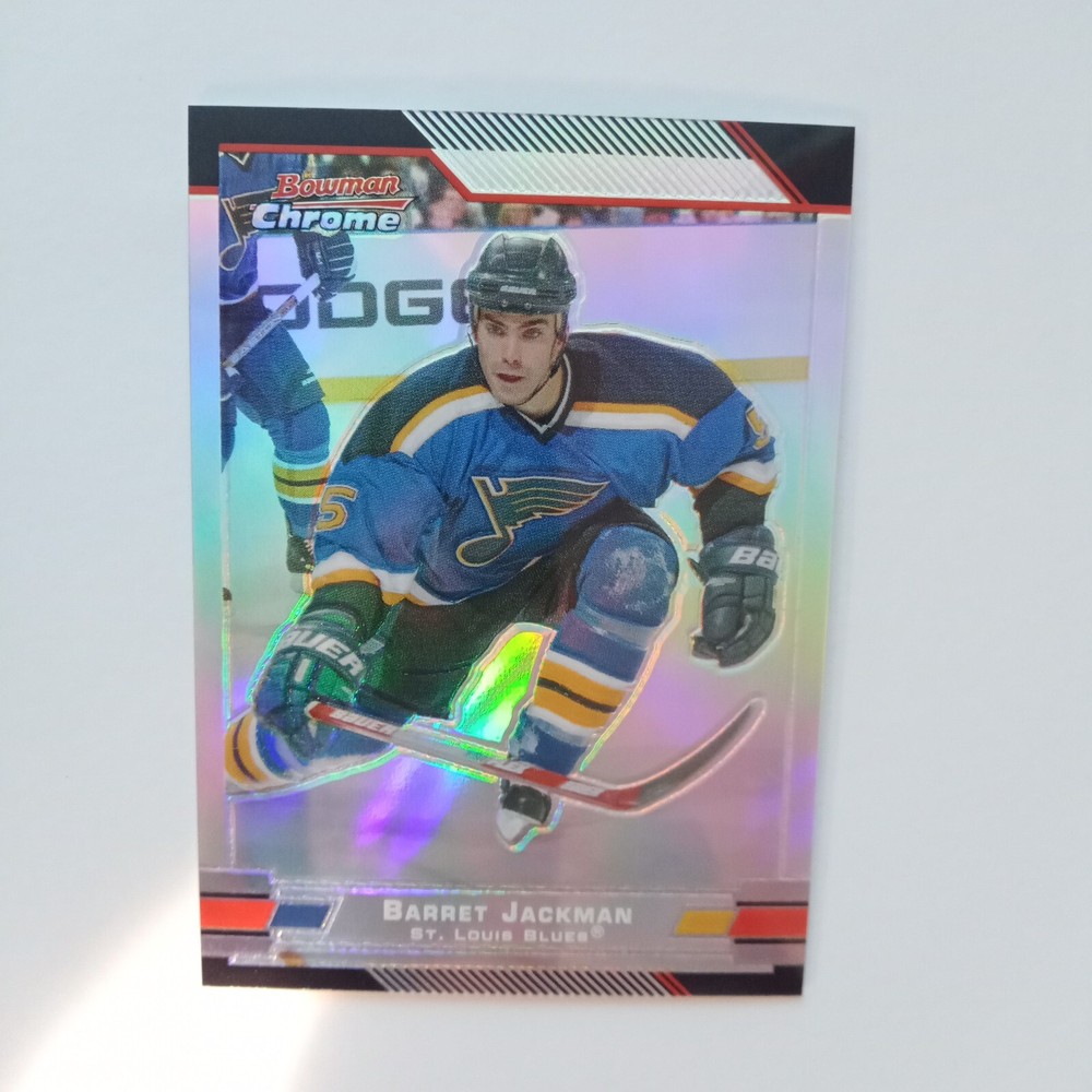 2003-04 Bowman Chrome Draft Picks & Prospects Refractor /300 Barret Jackman #6