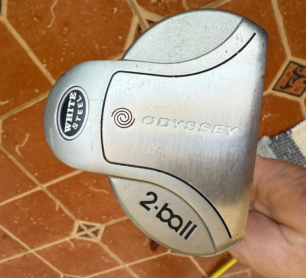 ODYSSEY 2-BALL WHITE STEEL 33” Putter Right Hand