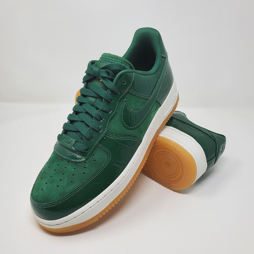 Nike Air Force 1 '07 LX Gorge Green Croc DZ2708-300 Women's Size 9