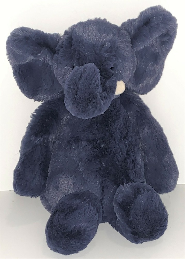 Jellycat Bashful Navy Blue Elephant 12