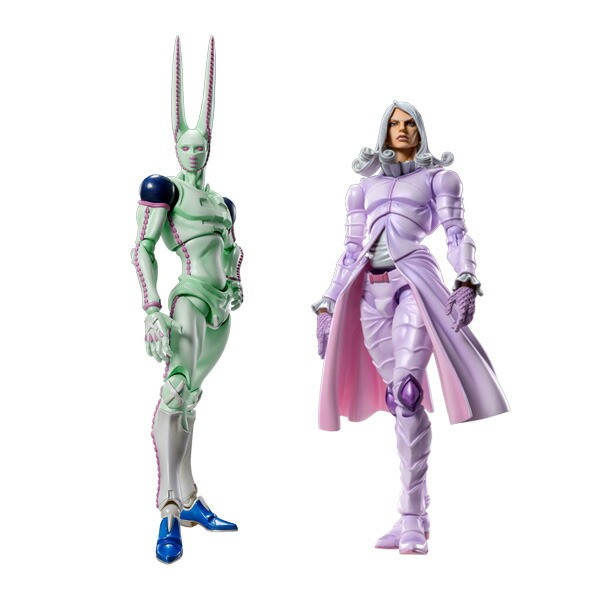 Super Action Statue JoJo 7th D4C & Funny Valentine Figure Second Color set of 2