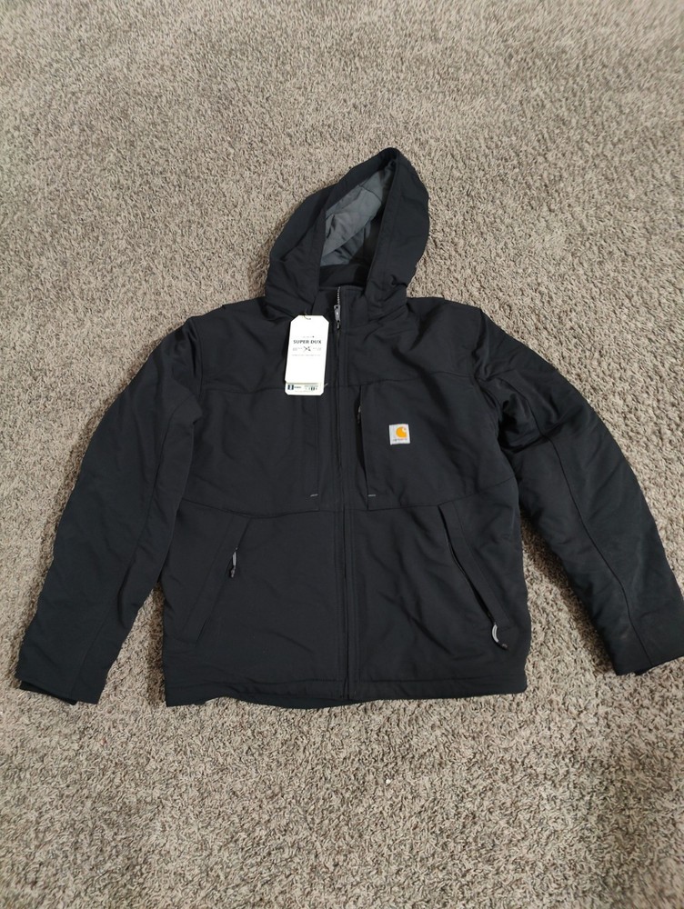 Carhartt Super Dux Hooded Lined Coat Large Regular 0J6006-M