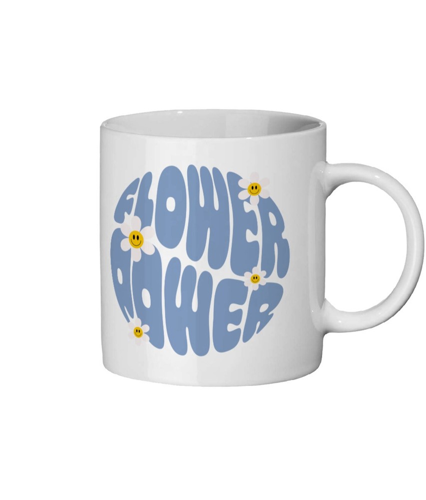 Hippie Flower Power Mug with Vibrant Floral Design - Cute & Giftable  