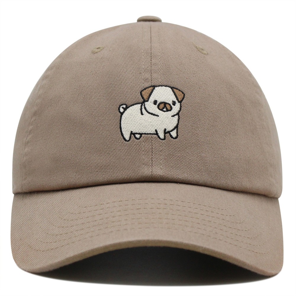 JPAK Chubby Pug Love Premium Dad Hat Premium Cotton Strapback Pet Animal Lover