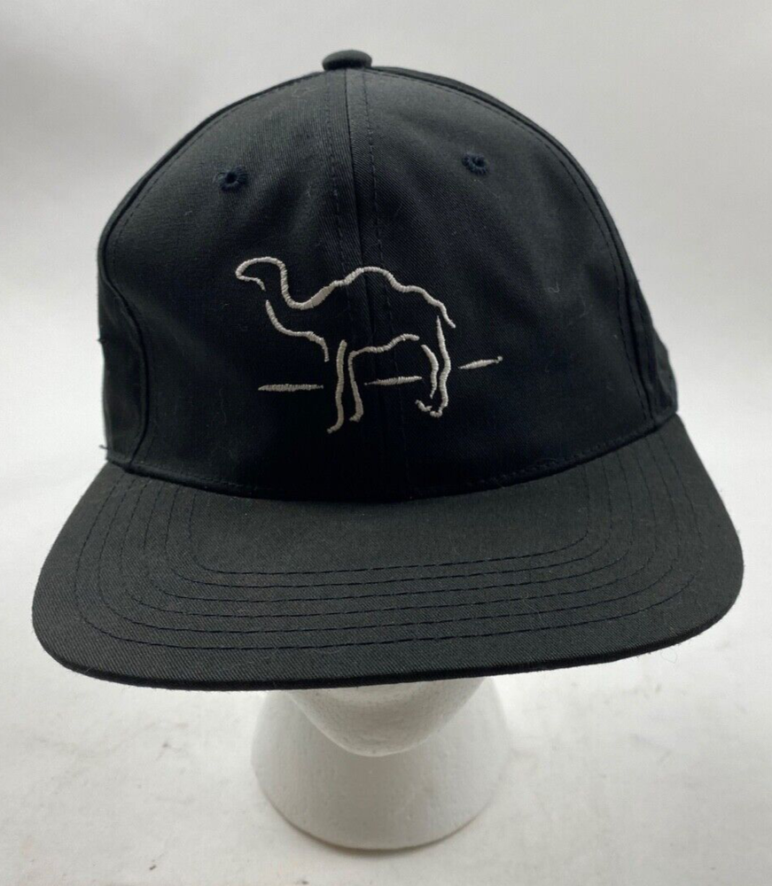 VTG 90s Camel Tobacco Cigarette SnapBack Hat Black