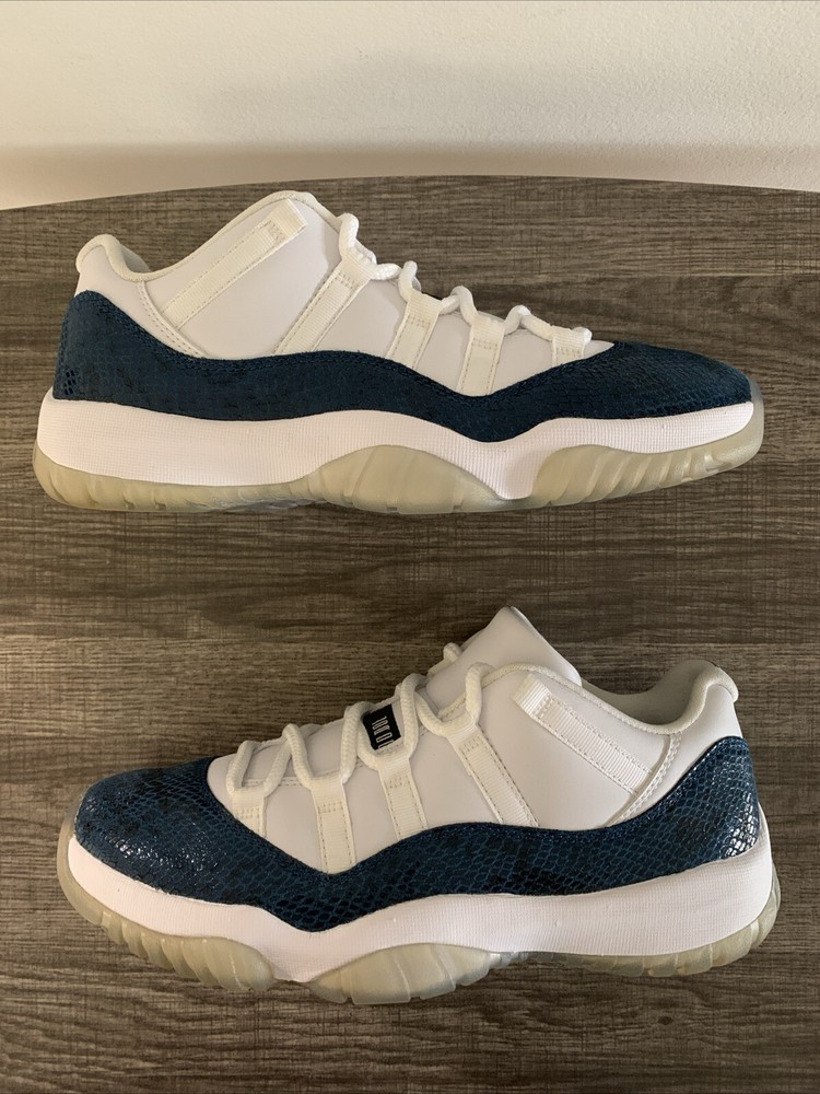 Size 9 - Nike Air Jordan 11 Retro Low Snake Navy Snakeskin 2019