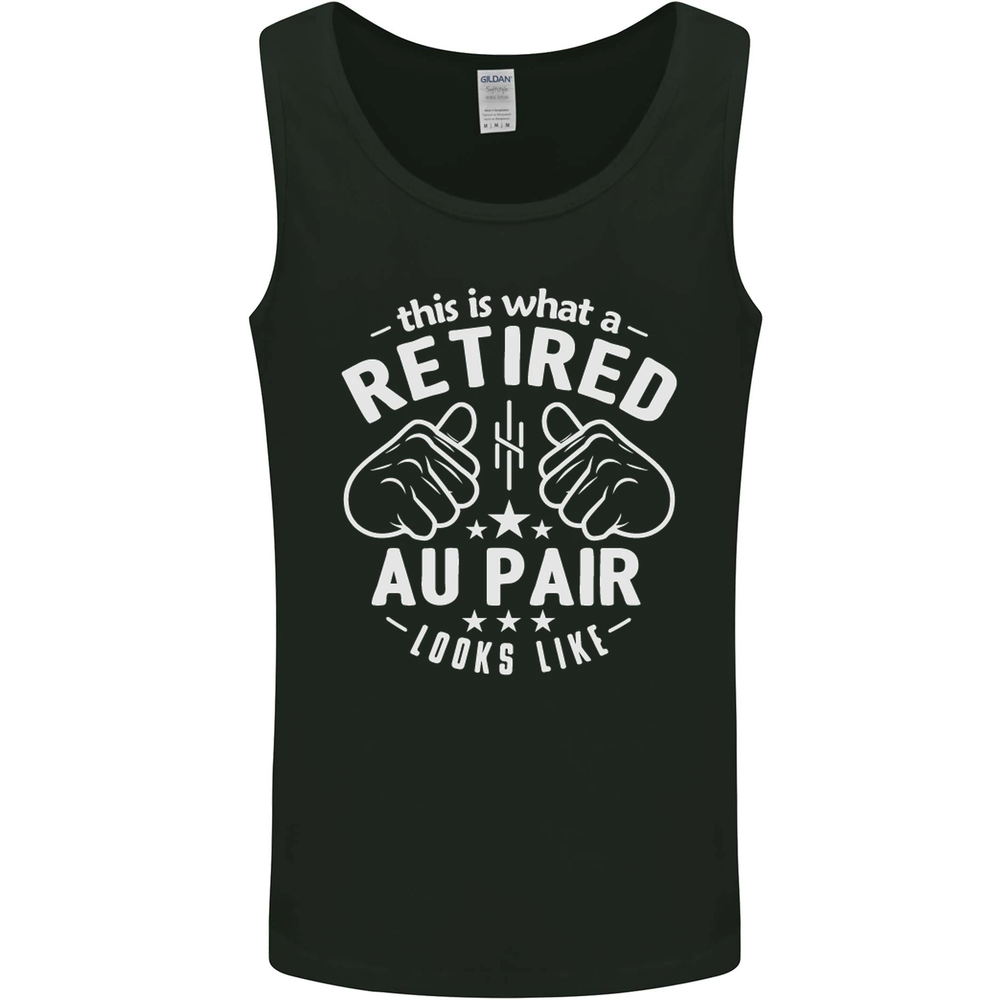 This Is What a Retired Au Pair Looks Like Mens Vest Tank Top