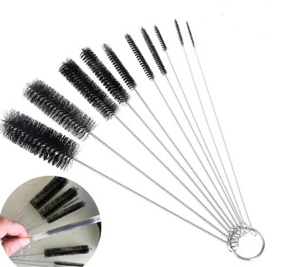 TIKA Cleaning Brush Set - 10 Pack for Home & Kitchen