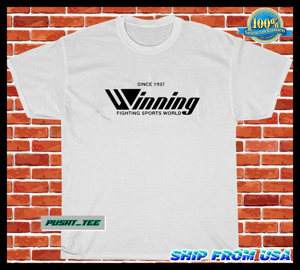 NEW Winning Boxing Equipment American Funny Logo Men's T-Shirt Size S-5XL