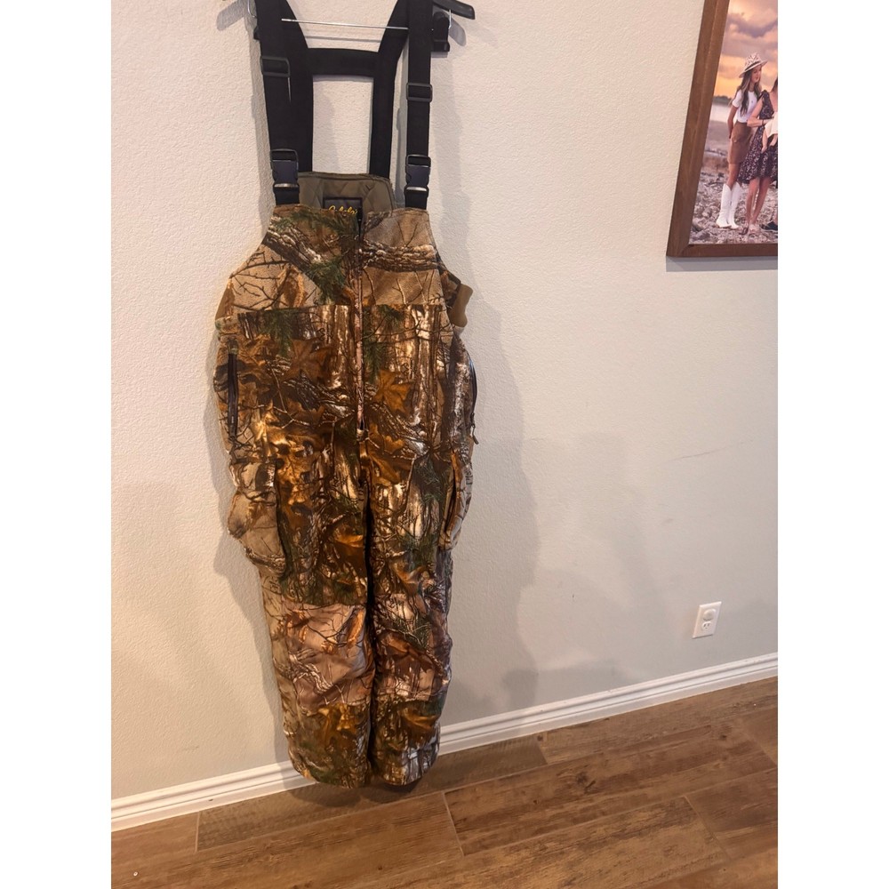 Cabelas Mens Large Camo Hunting Overalls for Outdoor Adventures