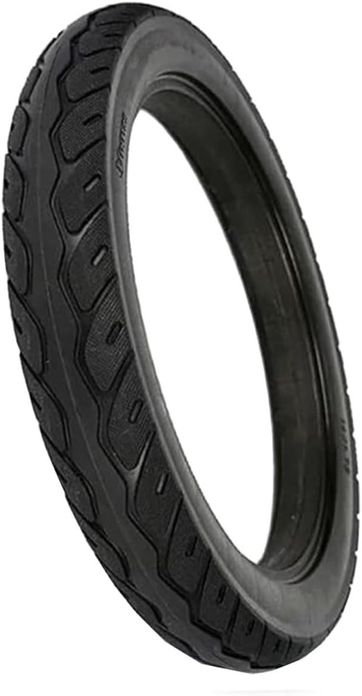 14x1.75 Black Electric Bike Solid Tire 14 Inch Compatible with 1.75 1.95 2.125 Widths