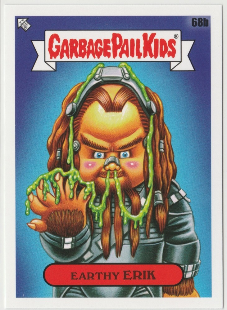 Earthy Erik 68b Garbage Pail Kids GPK 2023 Intergoolactic Mayhem Trading Card