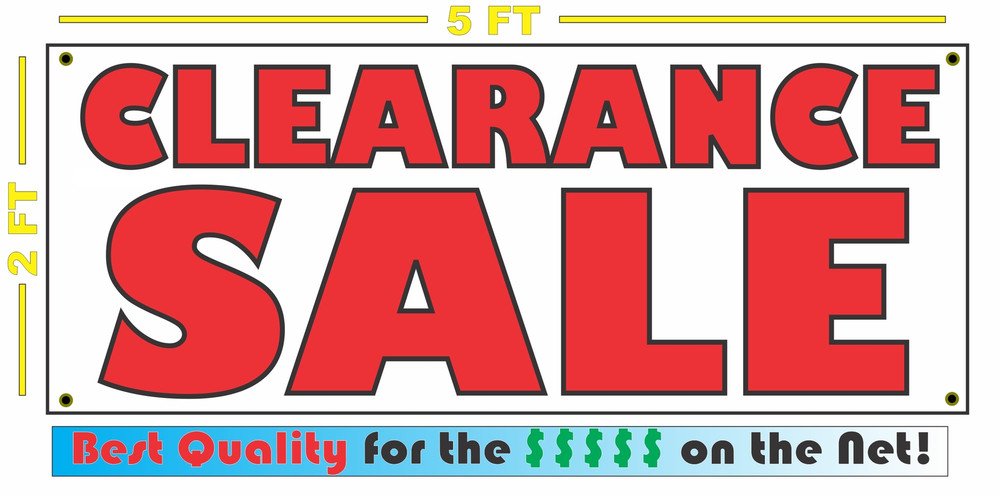 Clearance Sale Banner for 4th of July Christmas Thanksgiving Presidents Day-image