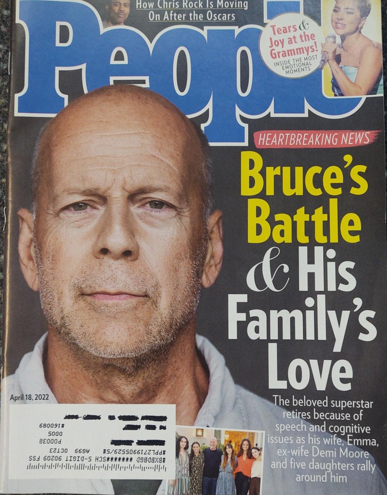 PEOPLE MAGAZINE APRIL 18, 2022 BRUCE WILLIS COVER CHRIS ROCK LADY GAGA NEW