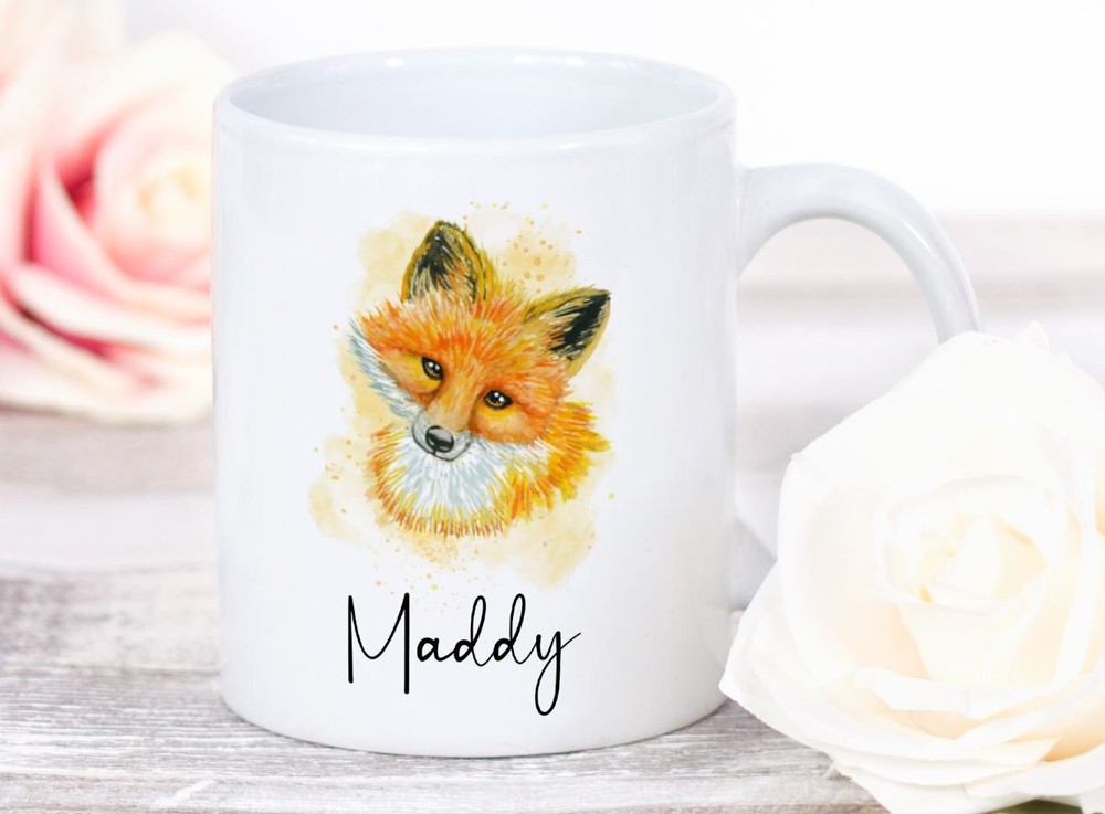 Fox Mug Personalised Fox Coffee Mug Fox Coffee Cup Fox Lover Gifts For Fox