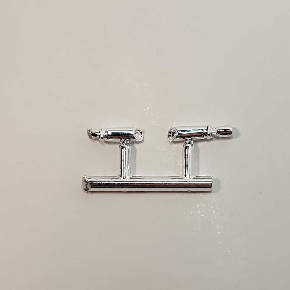 Revell 1/25 68 Corvette 85-2544 Parts Kit Bash Chrome Exhaust Tips Pipes