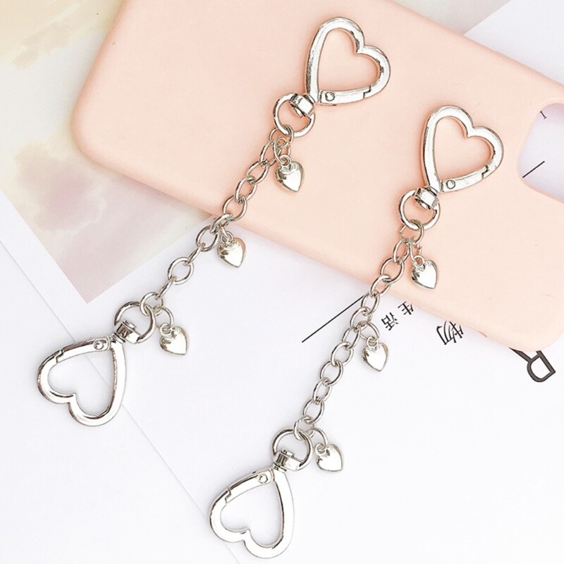 Double Opening Heart Lobster Clasp for DIY Jewelry Making