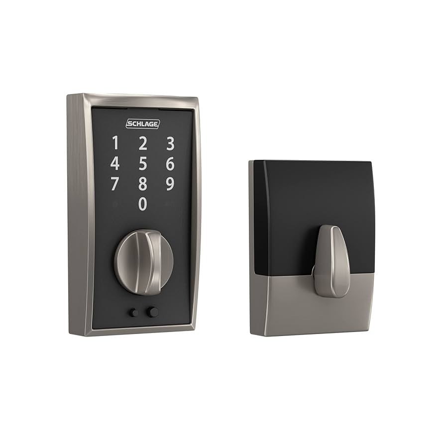 Schlage BE375CEN626 Century Keyless Touch Deadbolt C KWY 122