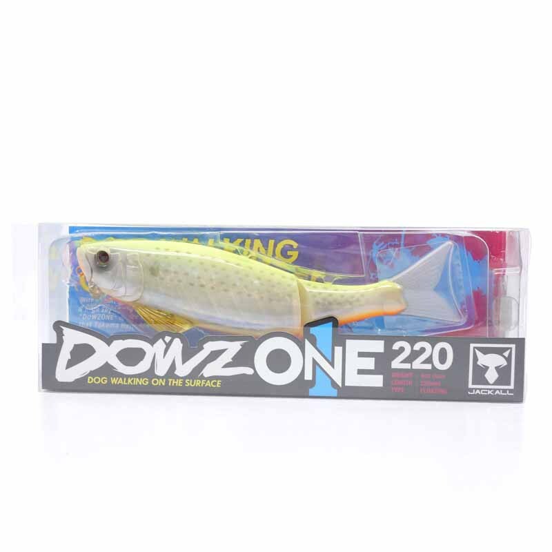 Used Fishing Gear/Lure Jackall/Jackal Dows One 220 Chart Back Pearl Konoshiro