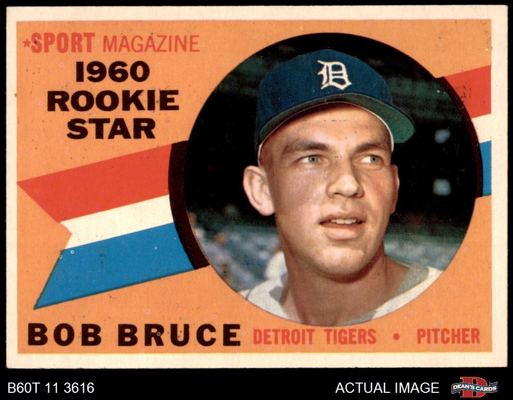 1960 Topps #118 Bob Bruce Tigers Rookie Card 8 NM-MT