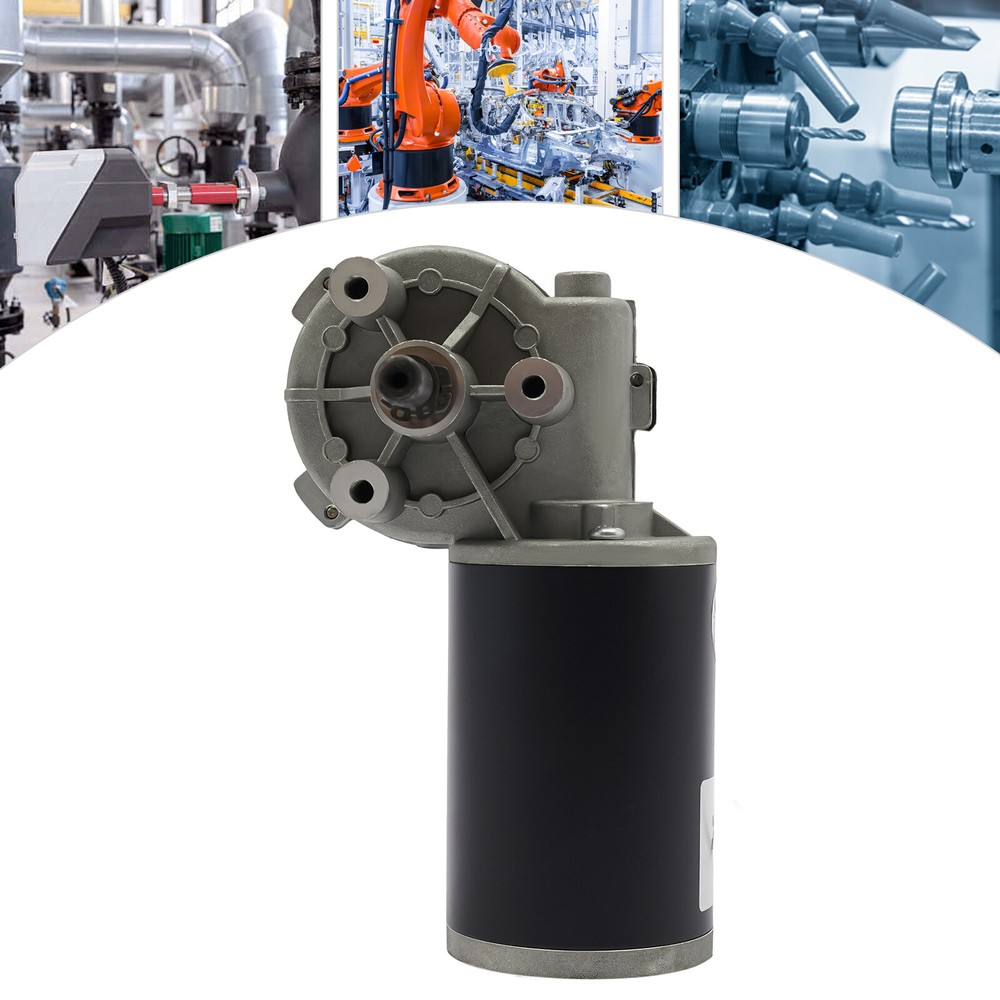 Electric Gear Motor, 24v 220 RPM DC Gearmotor, D63R-2460-220R, 60W