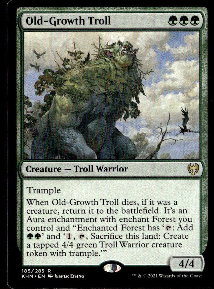 2021 Kaldheim Old-Growth Troll Expansion/Rare #185
