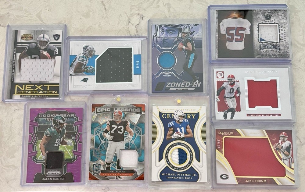 NFL Patch Lot Rookies, Numbered, Game Worn, Jumbos Read Description 🔥🔥