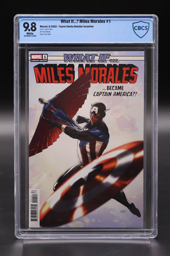 Miles Morales What If 2022 #1 Taurin Clarke 1:50 Variant CBCS 9.8 White Pages