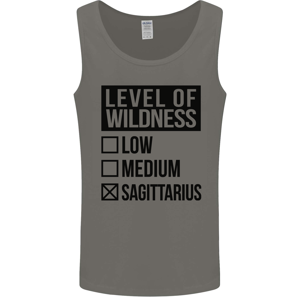 Levels of Wildness Sagittarius Mens Vest Tank Top
