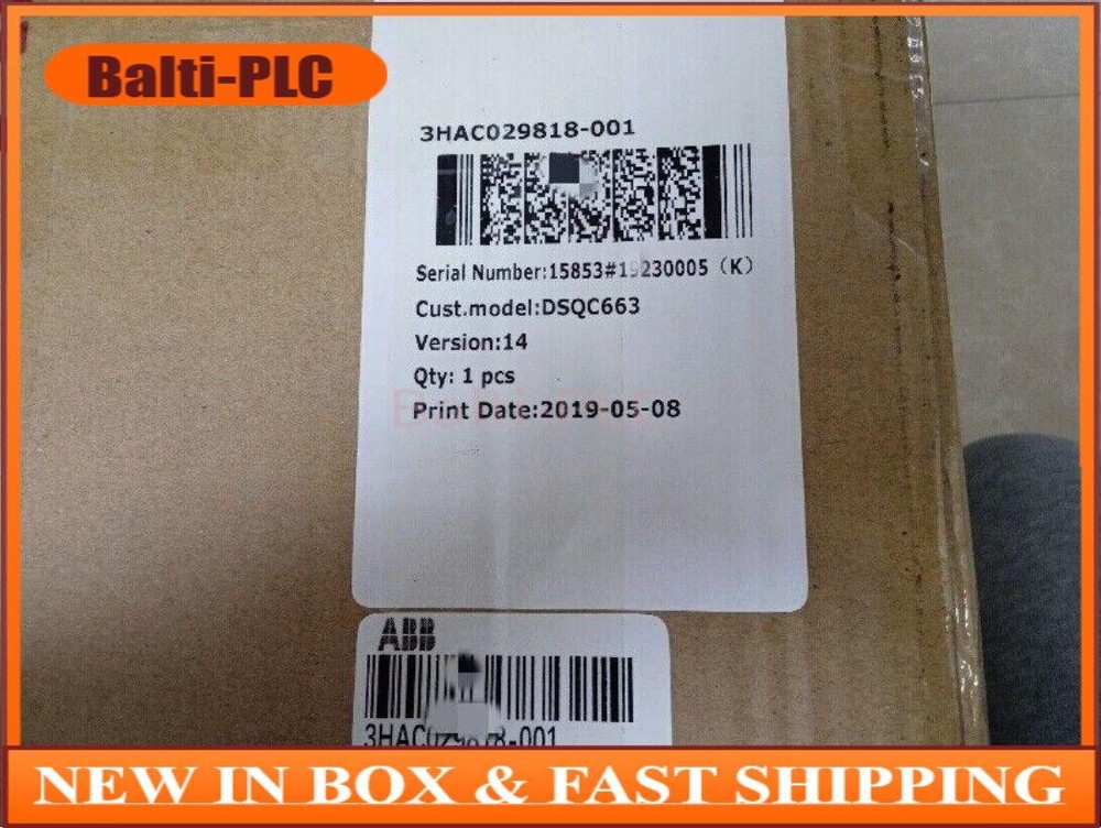New Sealed 3HAC029818-001 ABB 3HAC029818-001 Free Shipping